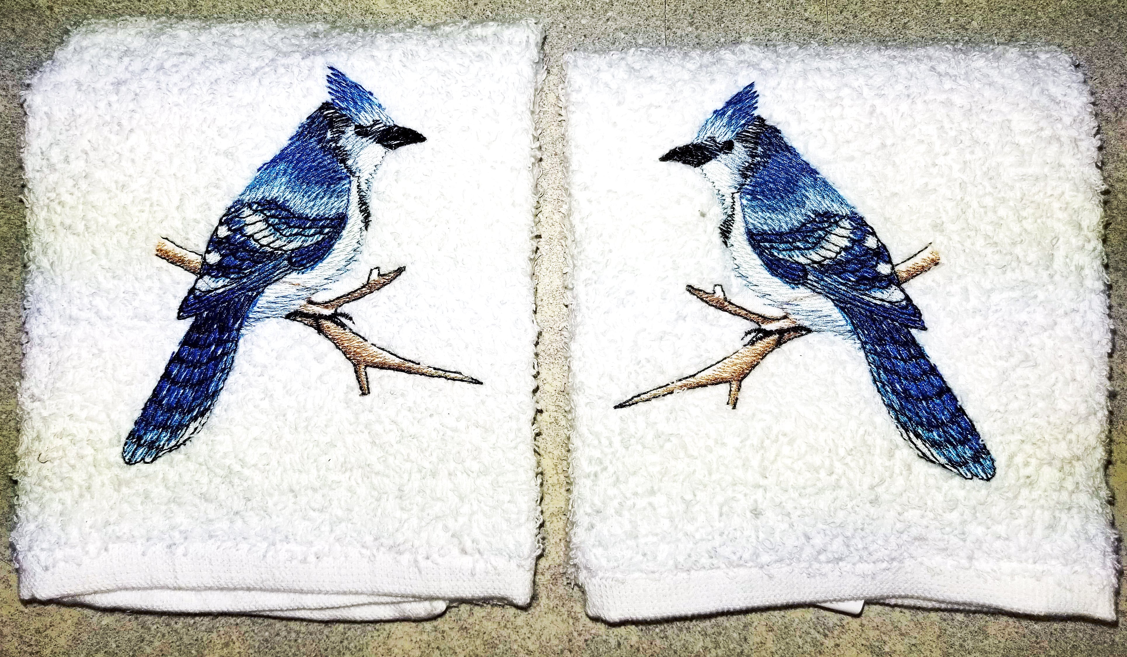Bluejay towels