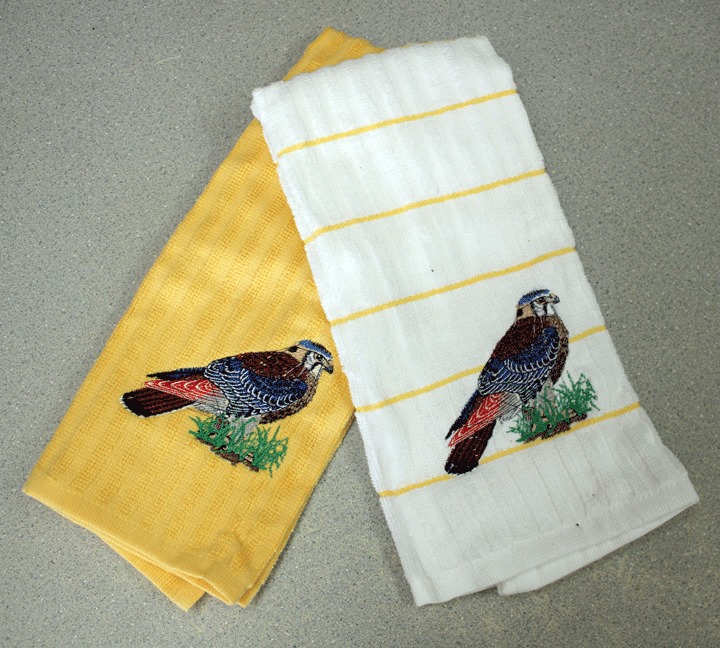 Kestrel towels yellow